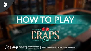 Craps – Tutorial | Evolution