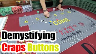 Working Bets & Buttons Raw CEG Dealer School Craps Class #5 (Short Version)