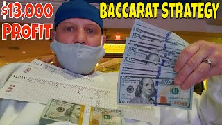 Christopher Mitchell Baccarat Strategy & Sports Betting Makes $13,000 Cash Profit.