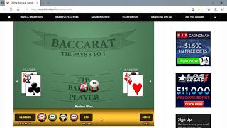 Baccarat Winning Strategies with M.M. 5/24/19