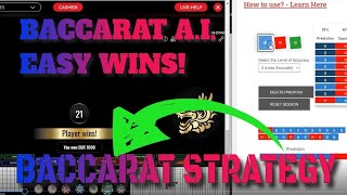 Baccarat Regular Wins Strategy |Baccarat Algorithm|