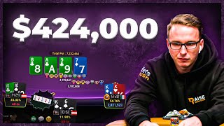 INSANE ALL-IN FOR $424,000 ON FINAL TABLE $10K Millions!