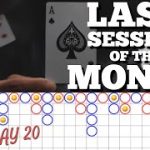 DAY 20 | LAST Baccarat Session of the MONTH before RESULTS! Can we end on a positive note?