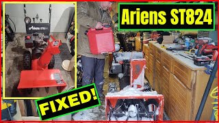 ARIENS ST824 Carburetor or Gas problem?