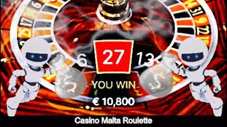 € 400 to € 14,800 – Casino Malta Roulette vs A.I Bot