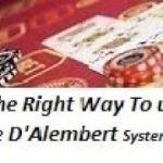How to Beat Baccarat Using The D’Alembert  System CORRECTLY !!!