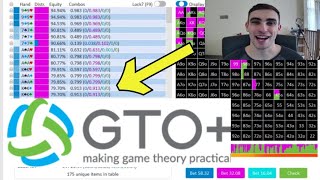 GTO+ 100nl Online Poker Strategy!