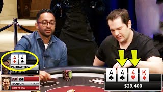 Billionaire FLOPS QUADS On TV Poker Game