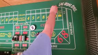 Craps strategy.  Anything bit 10, with random shooters.