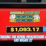 PT. 2 going for the progressive royal flush ddb video poker at Paris Las Vegas !! 💵💵💵