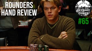 “Rounders” poker hand analysis! Live poker strategy with Detroit Poker Vlog #65!