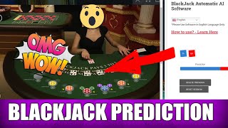 BLACKJACK CARD COUNTING TRICKS | PREDICTION SOFTWARE FOR BLACKJACK | 100% AMAZING STRATEGY