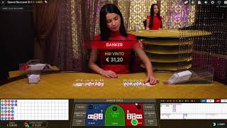 LIVE SPEED BACCARAT – Table B with my System