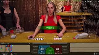 BIG WIN at LIVE DEALER BACCARAT – Evolution Gaming SPEED BACCARAT