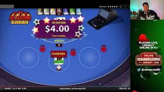Blazing 7s Blackjack LIVE [Online Gambling with Jersey Joe # 67]