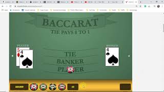 Baccarat Subscribers – Here’s a FREE STRATEGY FOR YOU! $5 MINIMUM BETS. $100 WIN DAILY.