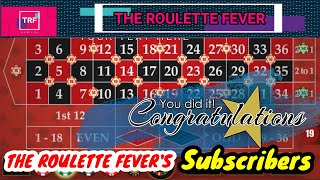 Exclusive Roulette Strategy For The Roulette Fever Subscribers || TheRouletteFever