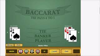 BACCARAT WINS. MY NEW STRATEGY RELEASE. “THE COYOTE.” SOLID WINNING SESSION.