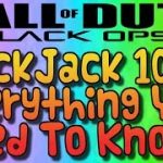 Blackjack 101 ! Use Blackjack like  a pro ! QUICK TIPS !! Black ops 3
