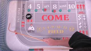 Craps Strategy. The Hit and Run to a Unit ! #LasVegas #Vegas #craps #darkside #Biloxi #POUND