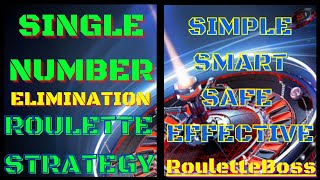 Single number elimination roulette strategy | Roulette Boss