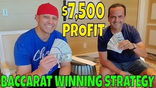 Christopher Mitchell Baccarat Winning Strategy $7,500 Profit At Wynn & Palazzo Casino Las Vegas.