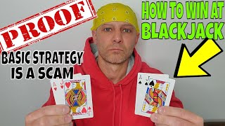 How To Play Blackjack & Win- Blackjack Basic Strategy Is A SCAM- Christopher Mitchell Shows Proof.