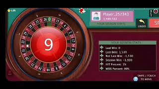 Casino Roulette chasing the winning number 100% winning Roulette Strategy