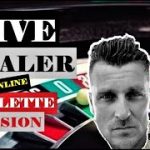 ONLINE ROULETTE LIVE DEALER SESSION | Online Roulette Strategy to win | Online Roulette win