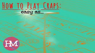 How 2 Play Craps: EASY Beginner System | FUN Regression Strategy