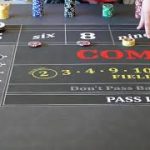 Awesome craps strategy:  Even higher limit table