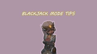 BLACKJACK MODE TIPS & GAMEPLAY