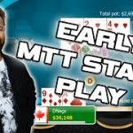 EARLY STAGE STRATEGY 6-Max Poker Tournament with Daniel Negreanu