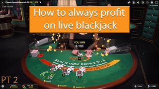 Blackjack strategy to mostly come out in profit | Roobet PT 2/2