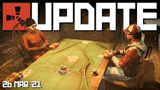 Texas Hold ’em & Gesture wheel on staging | Rust update 26th March 2021