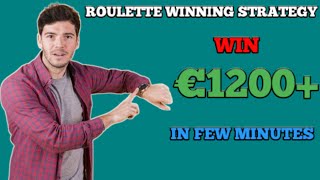 Roulette strategy to win No 4