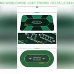 ✅ DEAL 1.8 x 0.9m Texas Holdem Baccarat Poker Thickening Mat Various Pattern Rubber Gaming Pad Casi