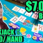 My BEST Blackjack WIN Ever! $7,000 Buy In! Up to $1,300/HAND!