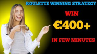 Roulette strategy No 3