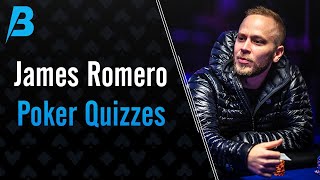 Studying JAMES ROMERO’s PokerCoaching.com POKER QUIZZES | A Little BRÈINFÚEL with Jonathan Little