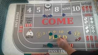 Best Vegas “Aggressive” Strategy By Far !                     #LasVegas #craps #Vegas