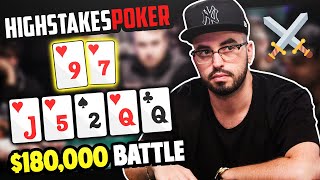 $180,000 BATTLE with Bryn KENNEY on High Stakes Poker