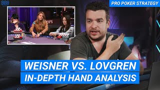 Poker Strategy | Analyzing Rollercoaster Poker Hand Melanie vs. Sofia