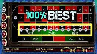💃🏃100% Best Winning Strategy to Roulette | Thief Of Roulette Betting Strategy to Win | Roulette