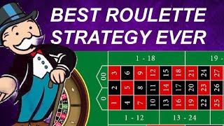 BEST ROULETTE STRATEGY EVER