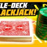 NICE LITTLE RUN ON SINGLE DECK BLACKJACK!