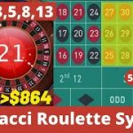 Best Roulette Strategy to Win 2020 | Fibonacci Roulette System Big Win | Roulette Winning 2020