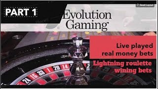 Live Winning lightning roulette winning strategy (97% chances of winning )