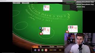 Ludwig teaches stream how to play blackjack – Blackjack [ludwig]