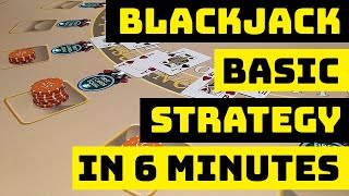 ♠♣BLACKJACK♥♦ Basic Strategy in 6 minutes.